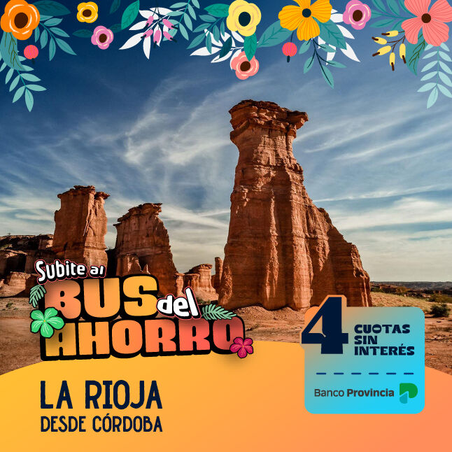 pasajes desde Córdoba a La Rioja